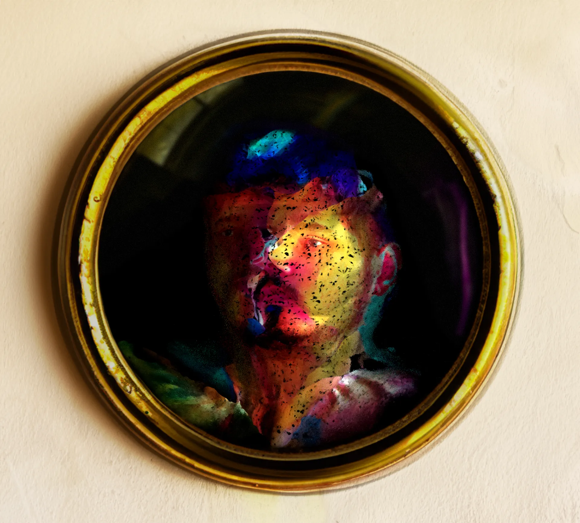 The Observer and the Observed — philosophy of mind digital art by Fabin Rasheed (2023). Explores the quantum relationship between consciousness and reality.