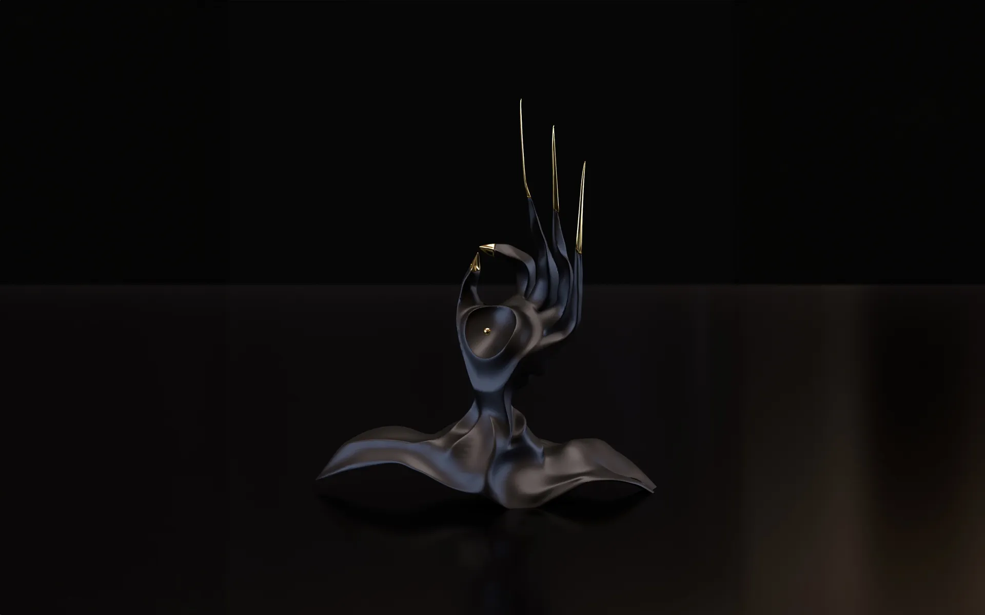 Always Right Left Hand — conceptual digital art by Fabin Rasheed (2024). Questions duality and perception, exhibited at Francisco Carolinum Museum Linz.